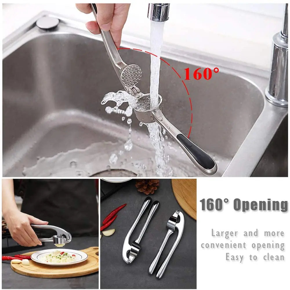 presse ail en inox manuel