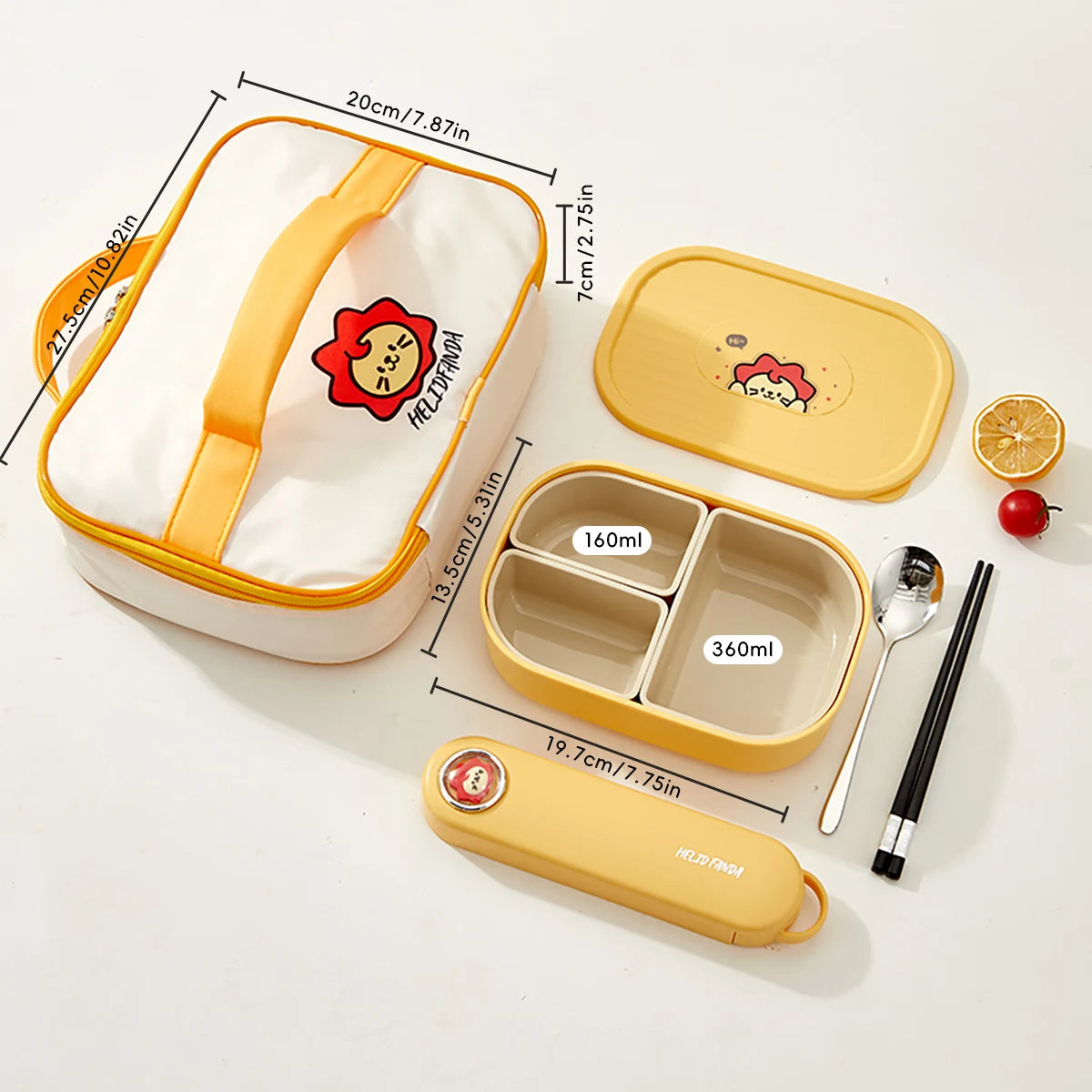 boîte bento pour portion contrôlée