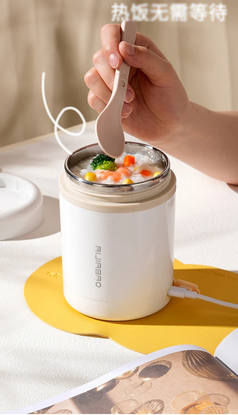 boîte repas en rose étanche