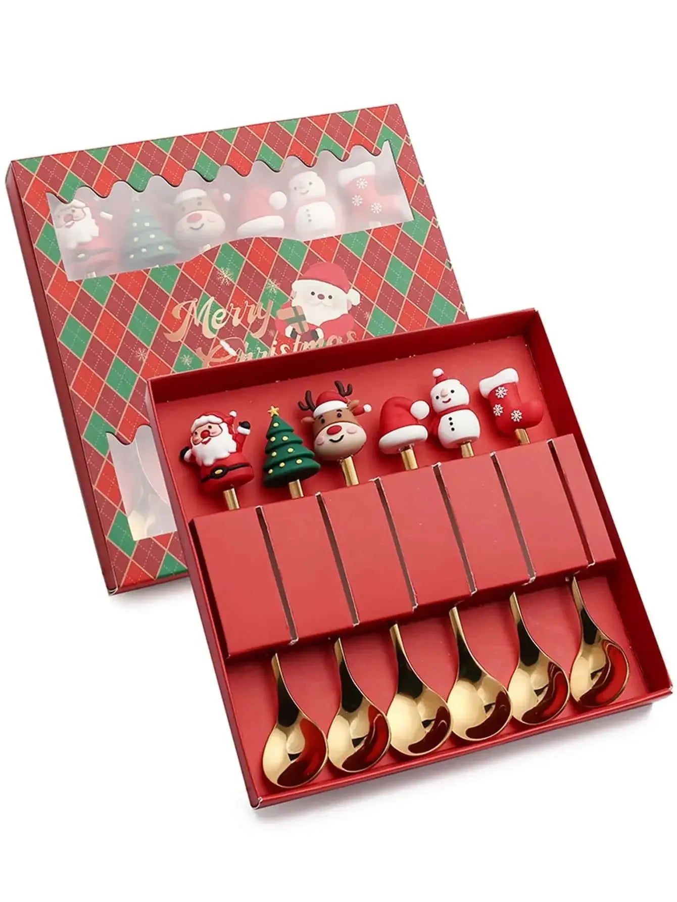 Coffret Couverts de Noël 2/4/6 pièces