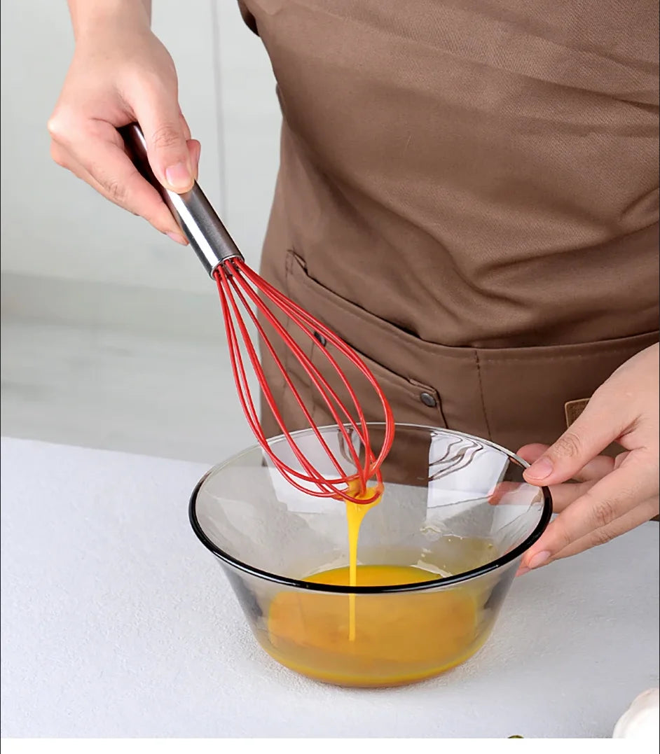 Set de 10 Ustensiles de Cuisine en Silicone Écologique et Résistant à la Chaleur