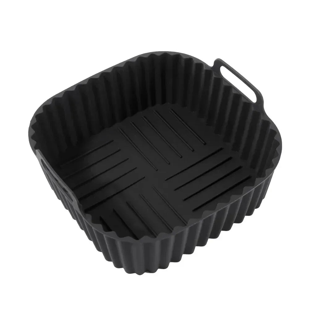 Moule Silicone Air Fryer Réutilisable Carré 25 cm - Antiadhésif Air Fryer