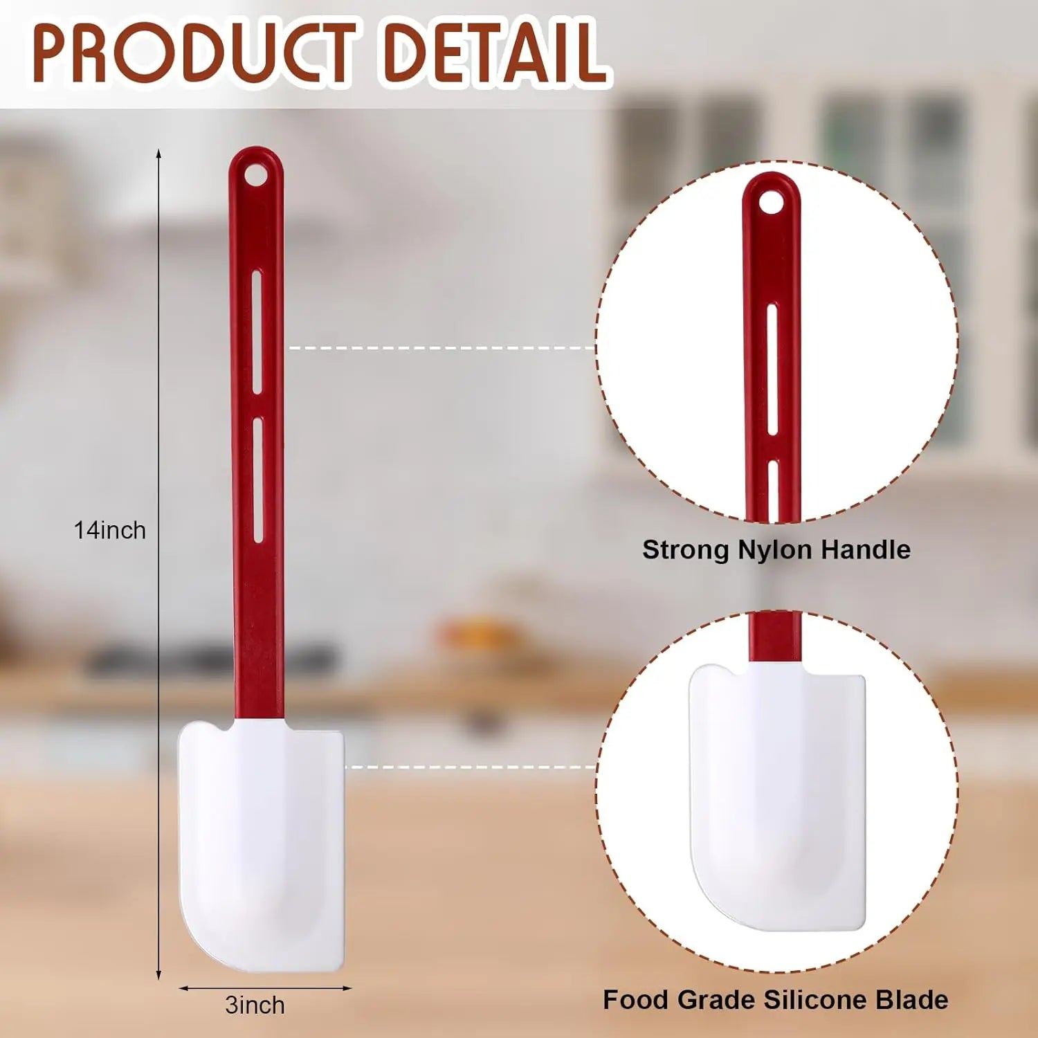 ensemble de spatules silicone pour cuisine