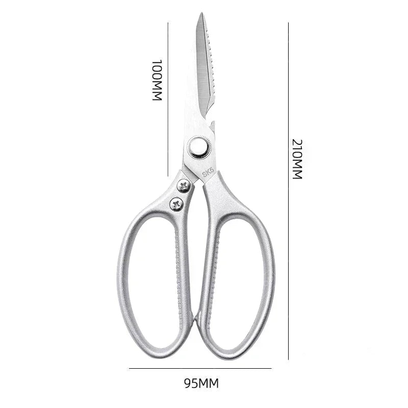 ciseaux de cuisine polyvalents en inox