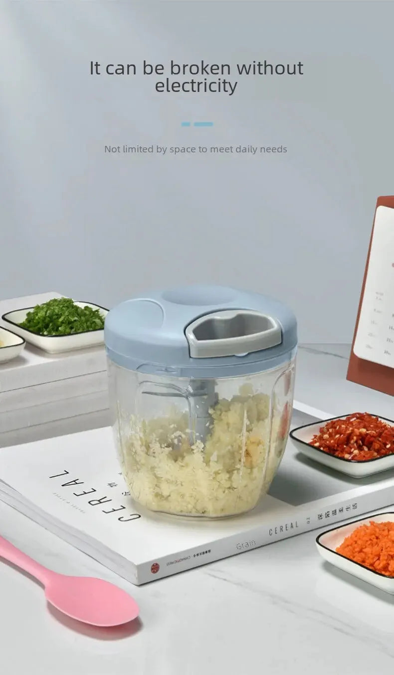 Presse Ail en acier inox avec design ergonomique
