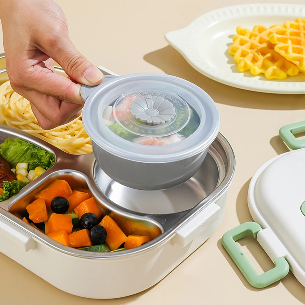 bento design panda en acier inoxydable