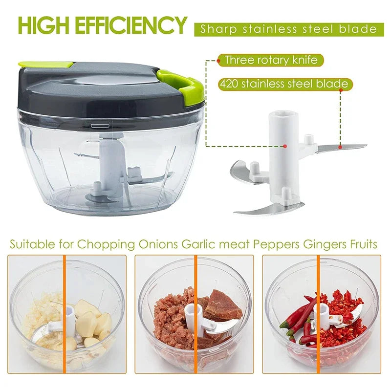 hacheur portable pour ail
