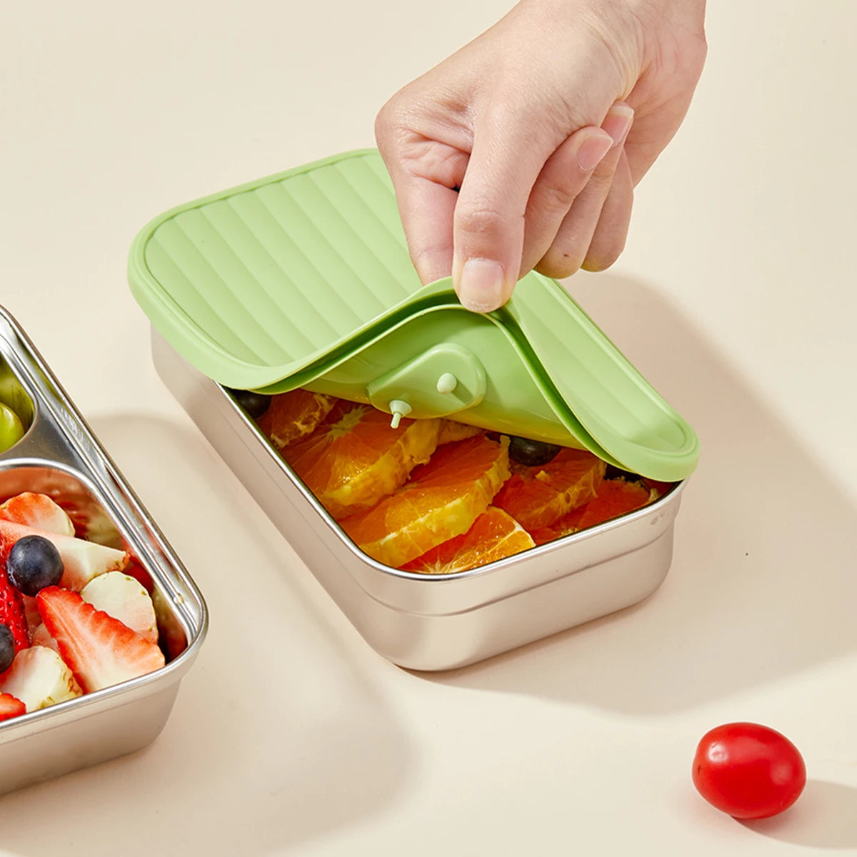 boîte bento en acier inoxydable