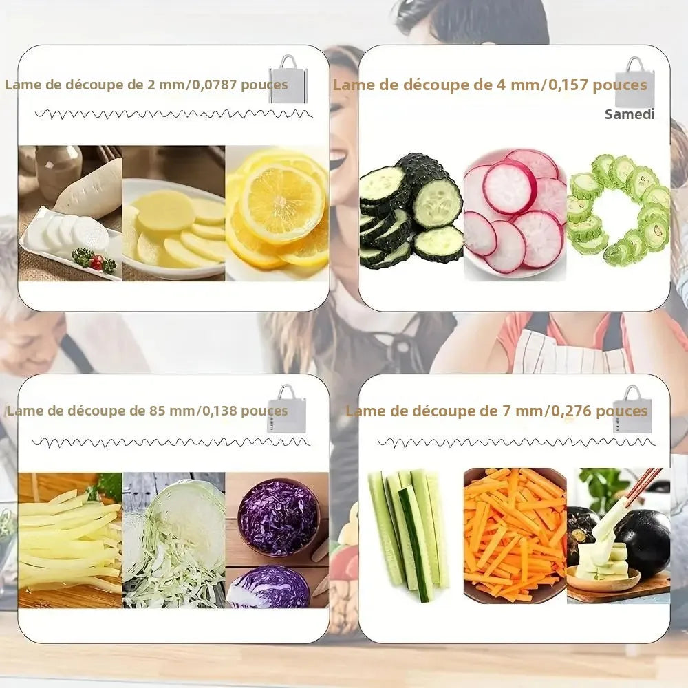 mandoline en acier inoxydable pour légumes