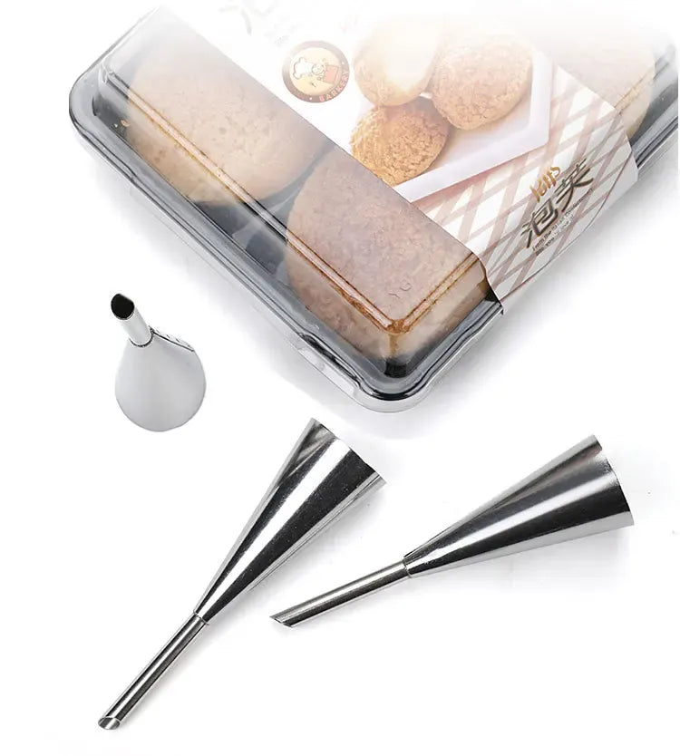 Douilles à pâtisserie en acier inoxydable - Set de 14 pièces pour gâteaux et desserts douillepoche