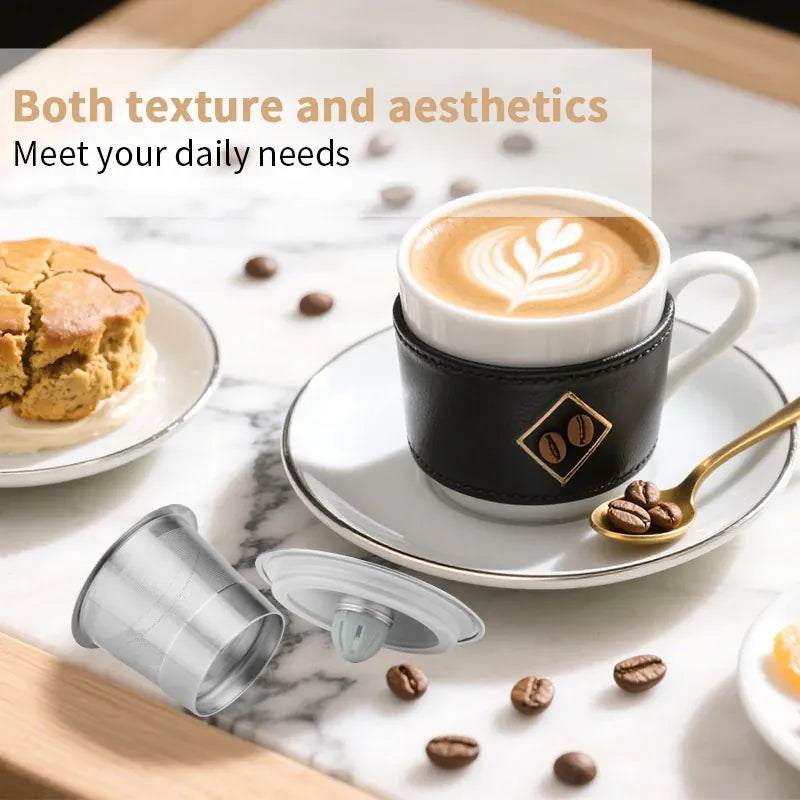 dosette réutilisable pour café en acier inox