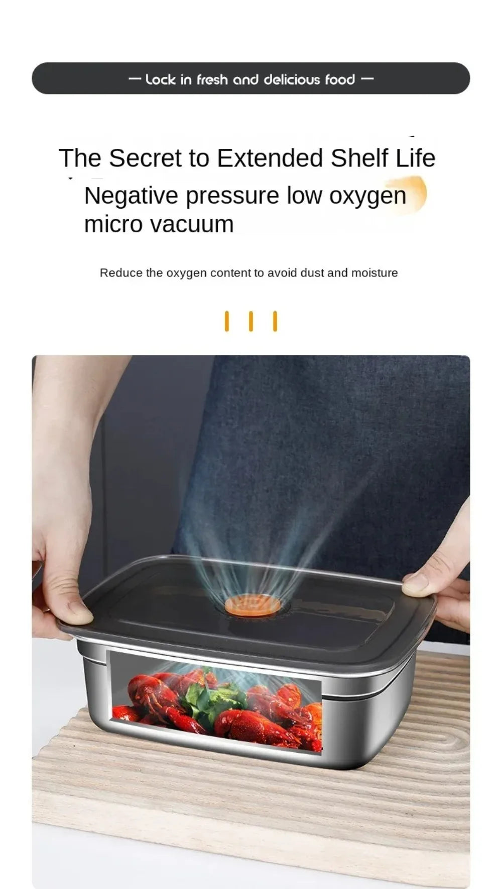 boîte à lunch en acier inoxydable 15 litres
