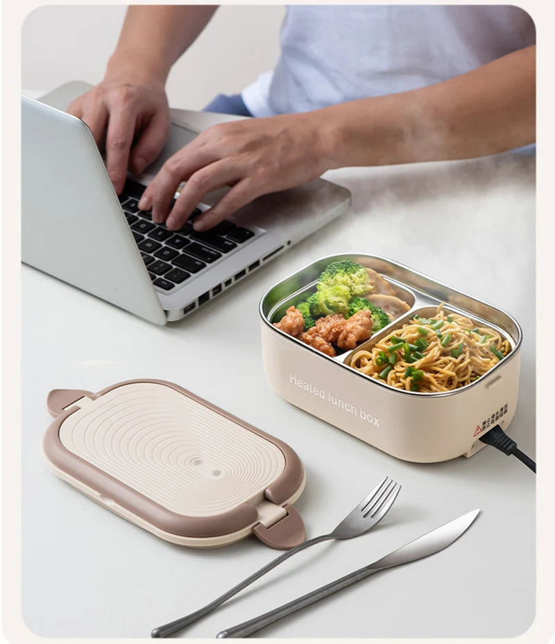 conteneur alimentaire chauffant en inox