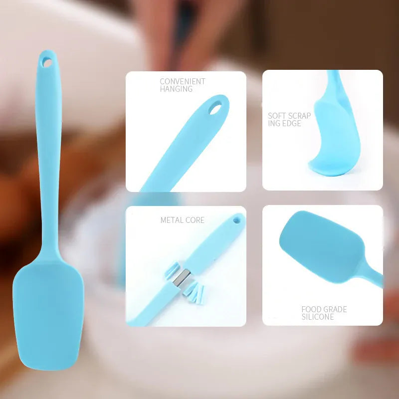 Spatule Silicone 21cm Résistante à Haute Température | Non-adhésive spatule en silicone