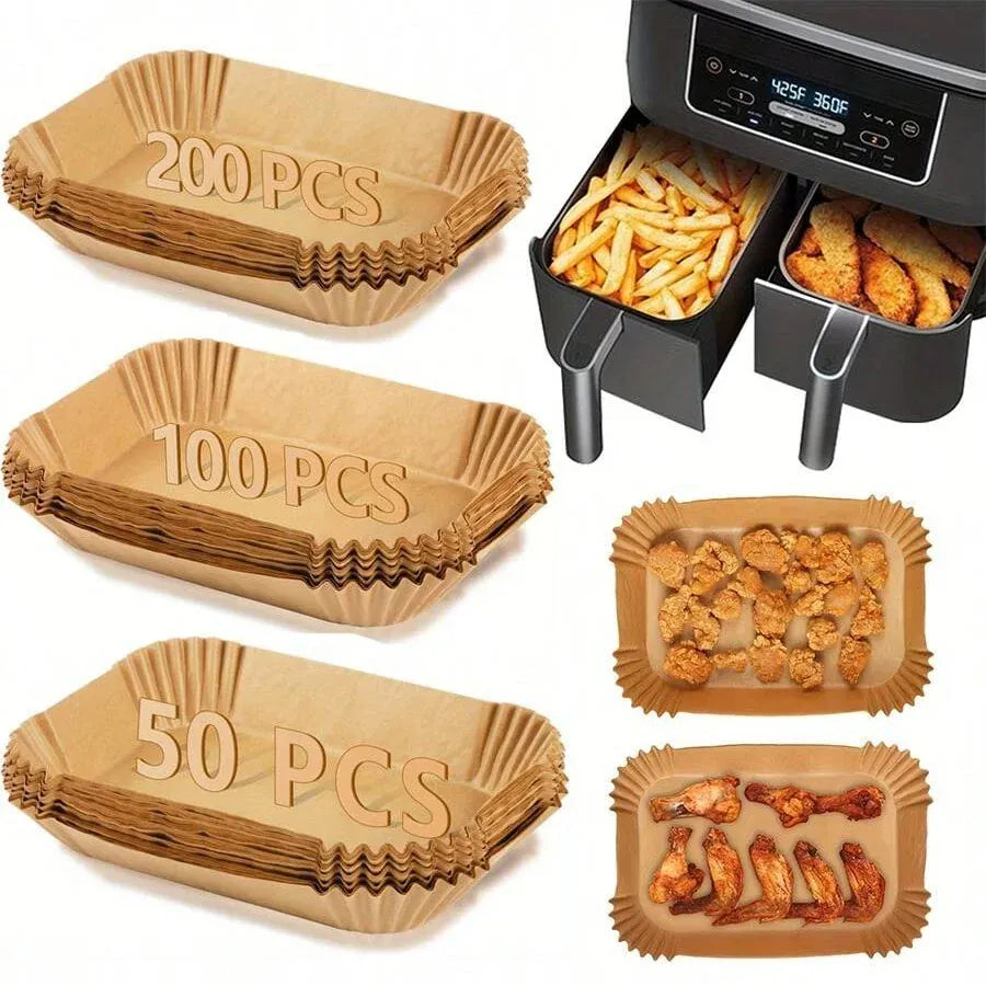 Papier Cuisson Air Fryer Jetable Réutilisable Lot de 100 Pièces Air Fryer