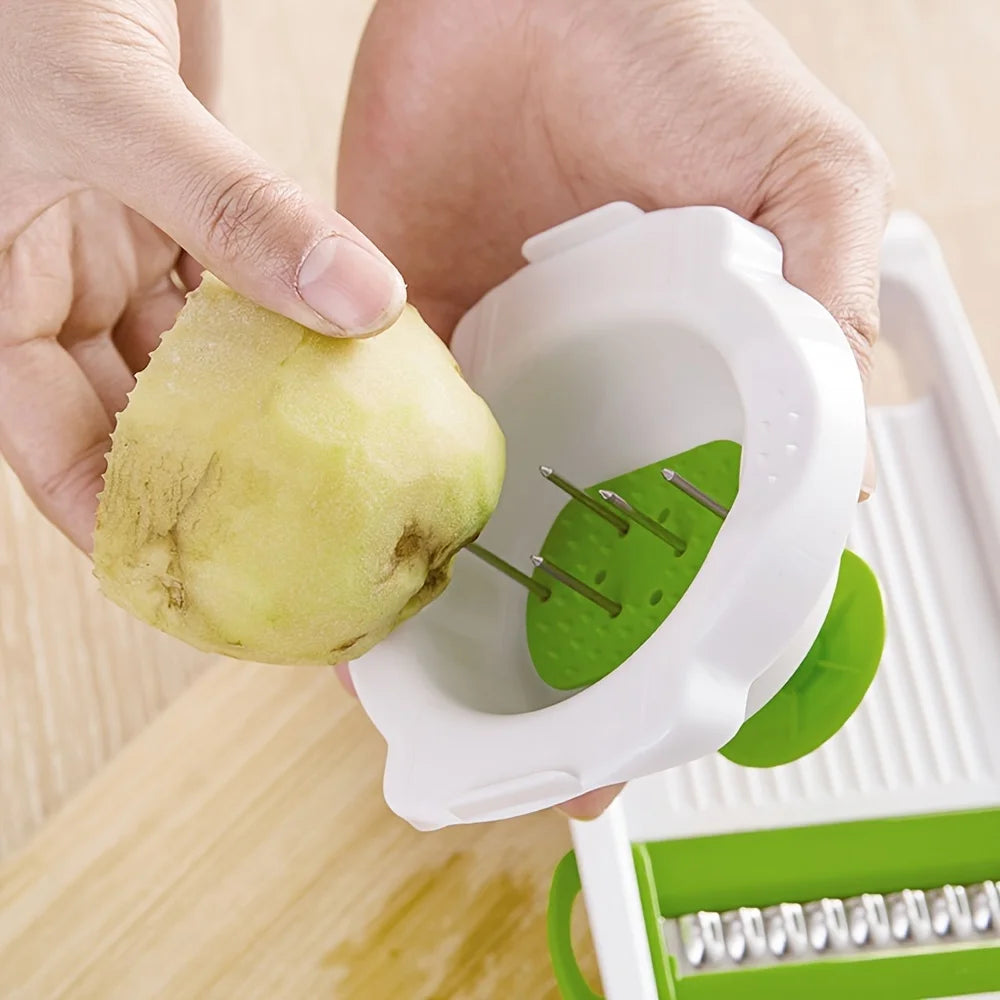 mandoline de cuisine avec lames en acier inoxydable
