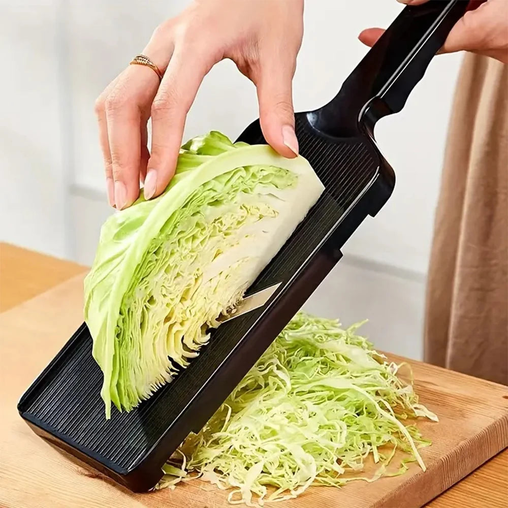 Mandoline à Chou en Acier Inoxydable - Râpe à Légumes avec Grille