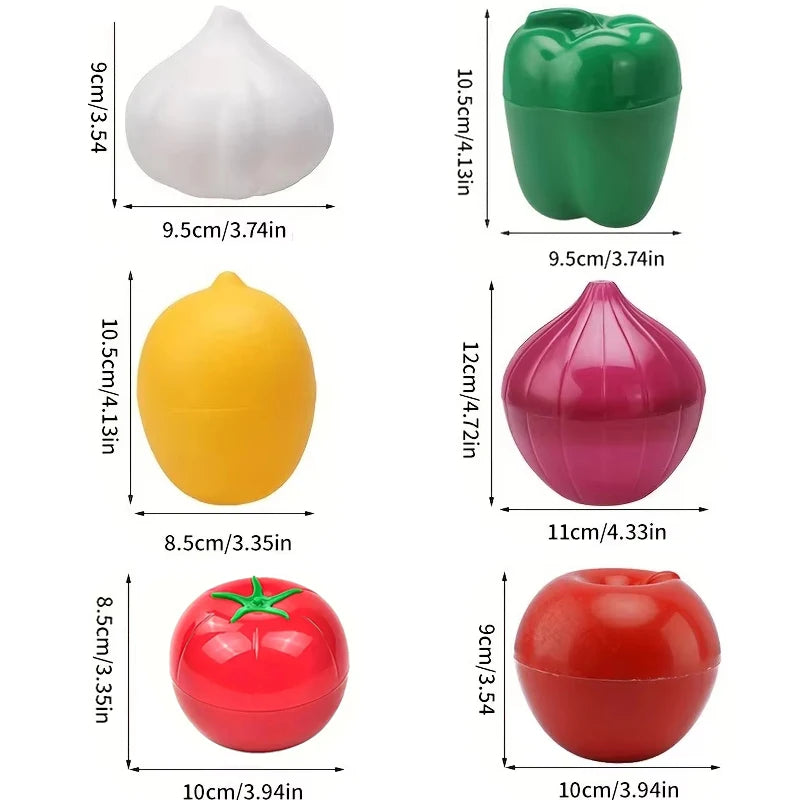 boîte de conservation design fruits et légumes