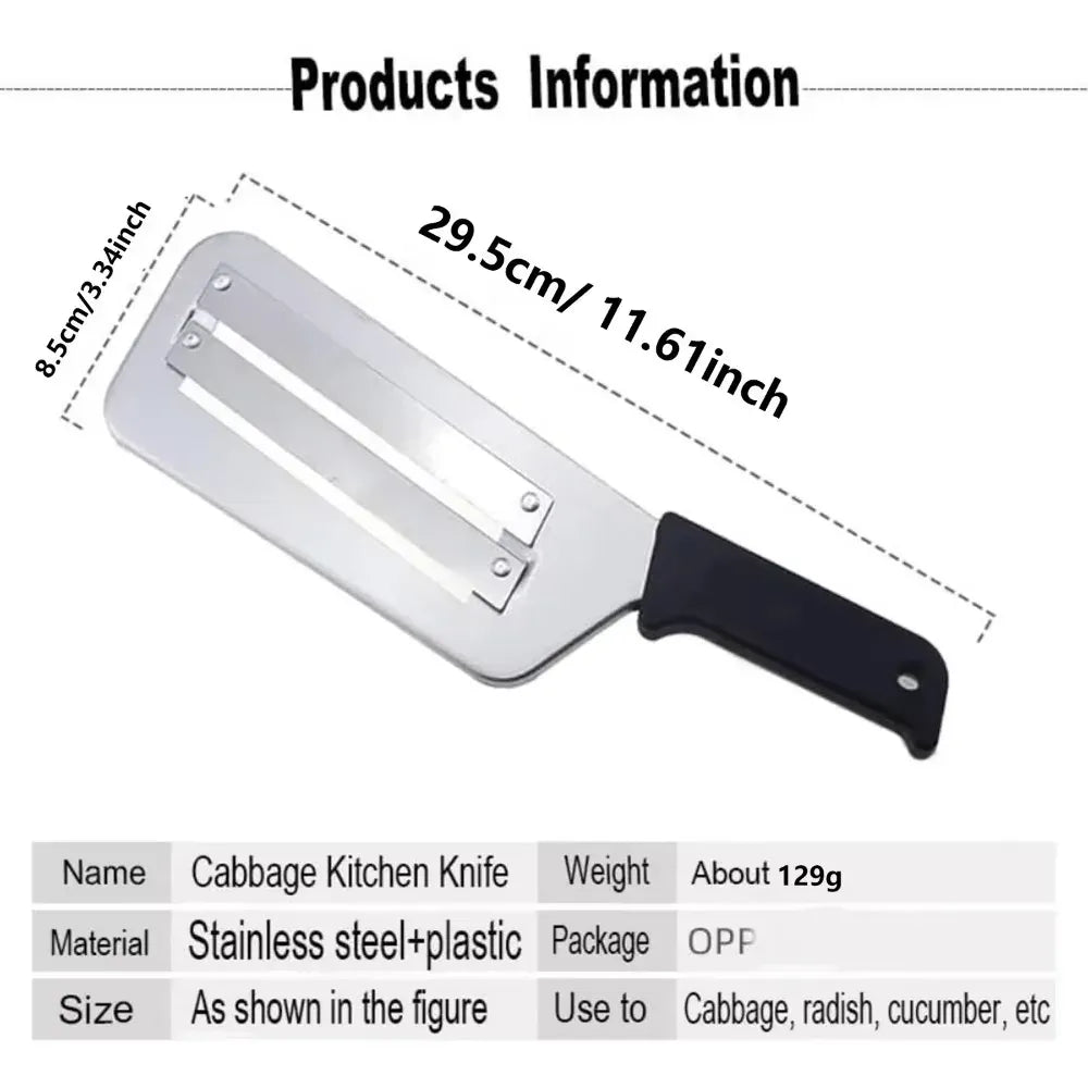Coupe-légumes Inox Multifonction | Slicer Lame Plate Acier 2 pièces Coupe Légumes