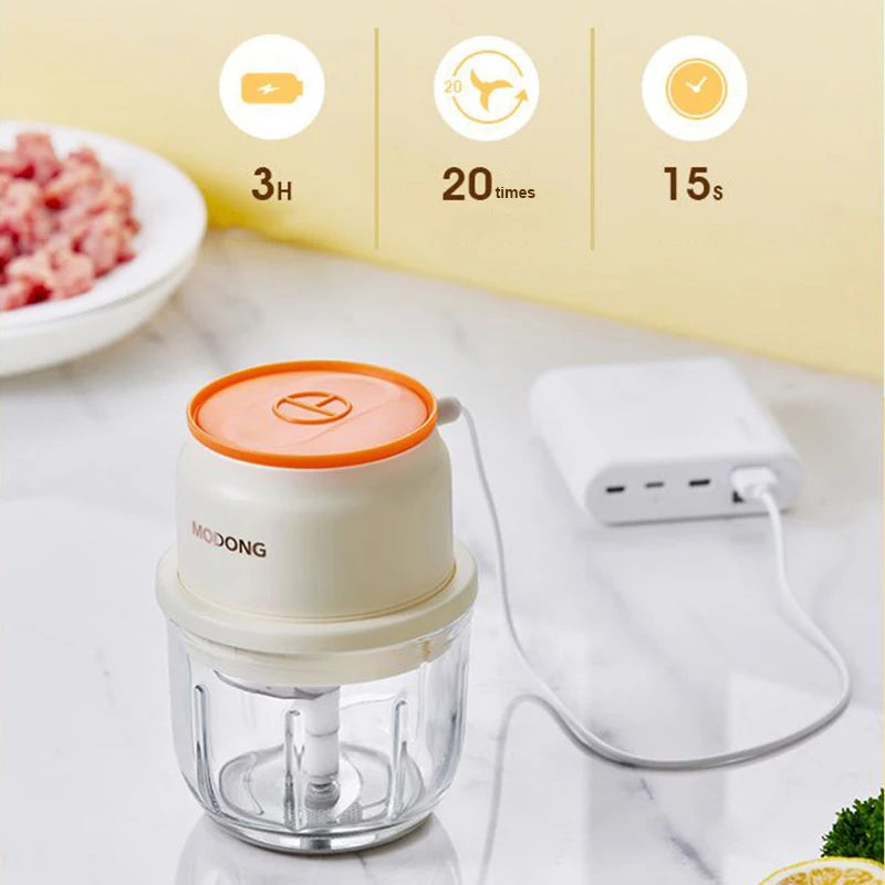 petit hachoir sans fil compact