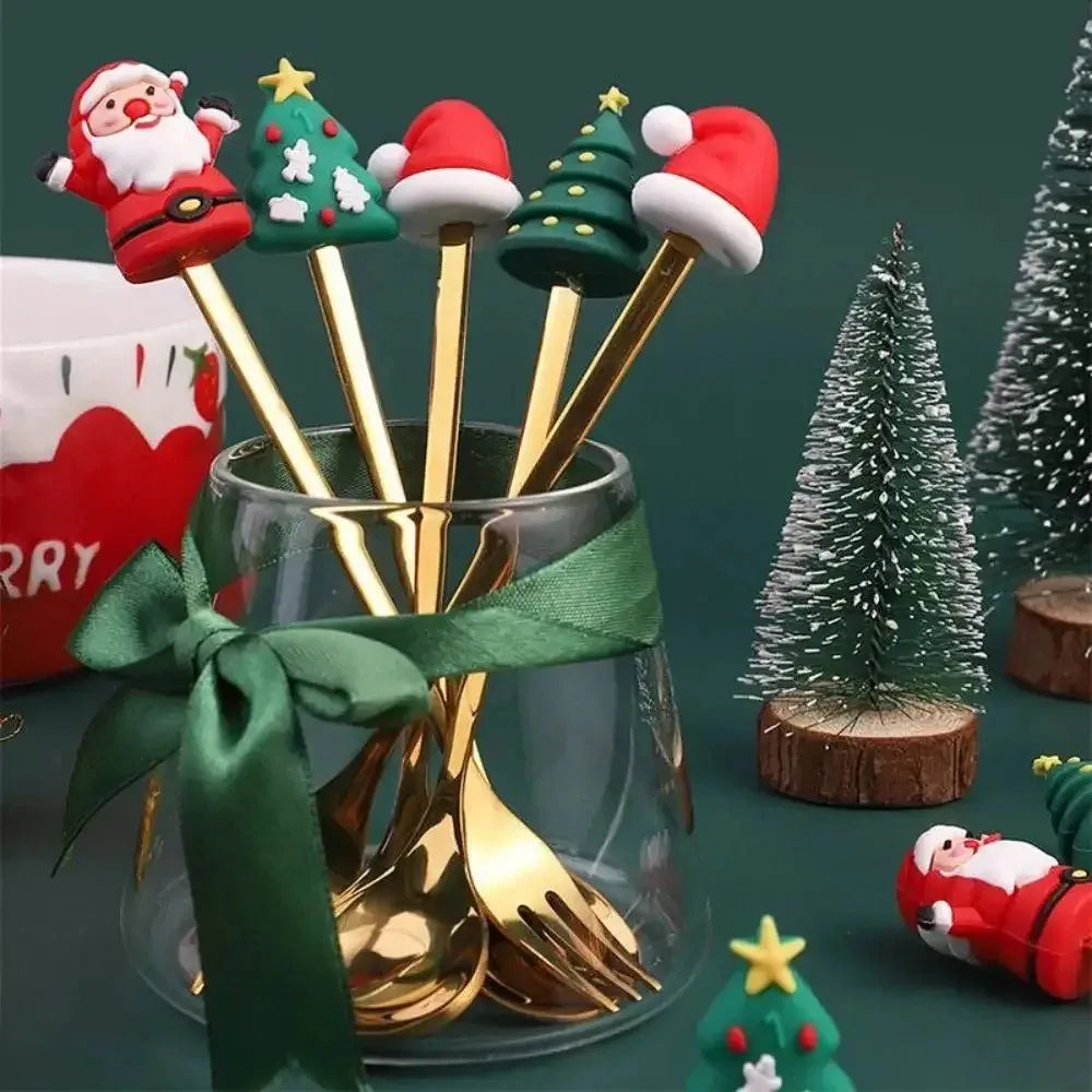 Coffret Couverts de Noël 2/4/6 pièces