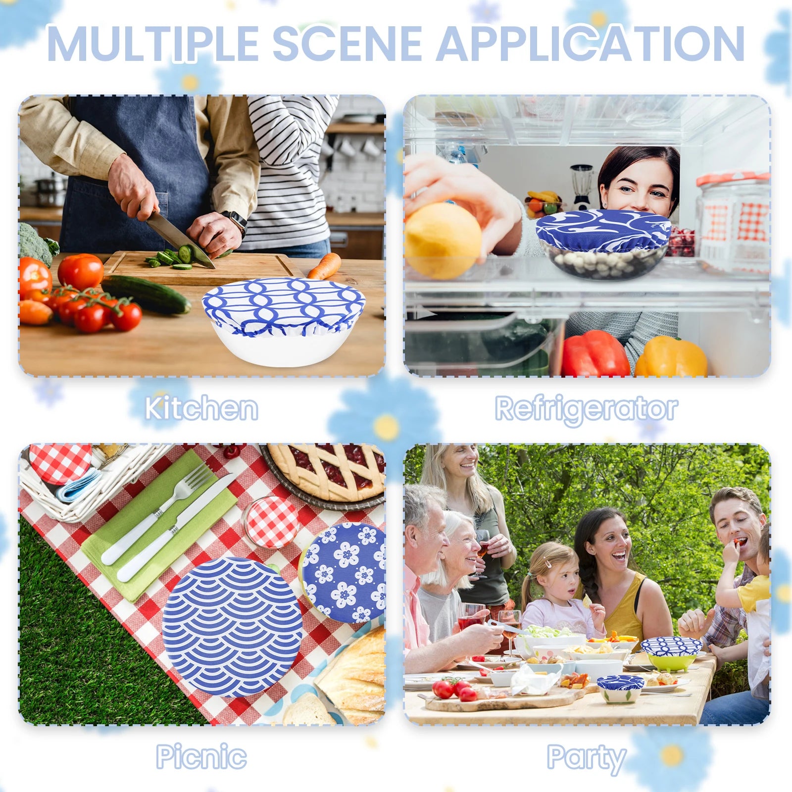 accessoires de cuisine couvercles élastiques
