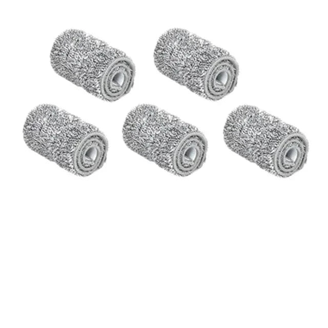 Balai Essoreur Plat avec Seau Mains Libres pour Nettoyage Microfibre Wet Dry sur Parquet Lamifié 5mop-cloths