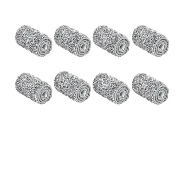 Balai Essoreur Plat avec Seau Mains Libres pour Nettoyage Microfibre Wet Dry sur Parquet Lamifié 8mop-cloths