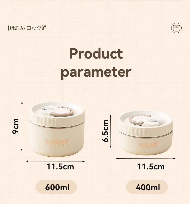 Bentos Japonais « Lucky » avec Sac de Transport