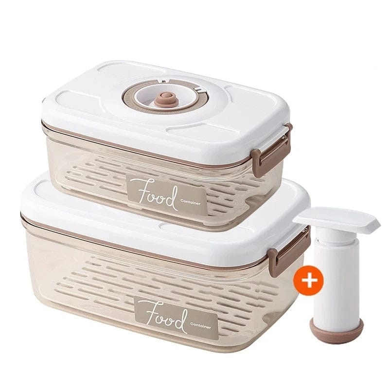 Boites de conservation sous vide avec Pompe aspirante
