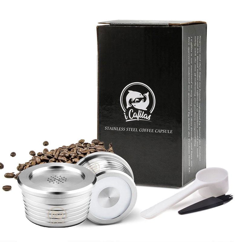 Capsules réutilisables pour Delta Q NDIQ7323, Lavazza EP Mini et  AAA 3A-C225 2 capsules