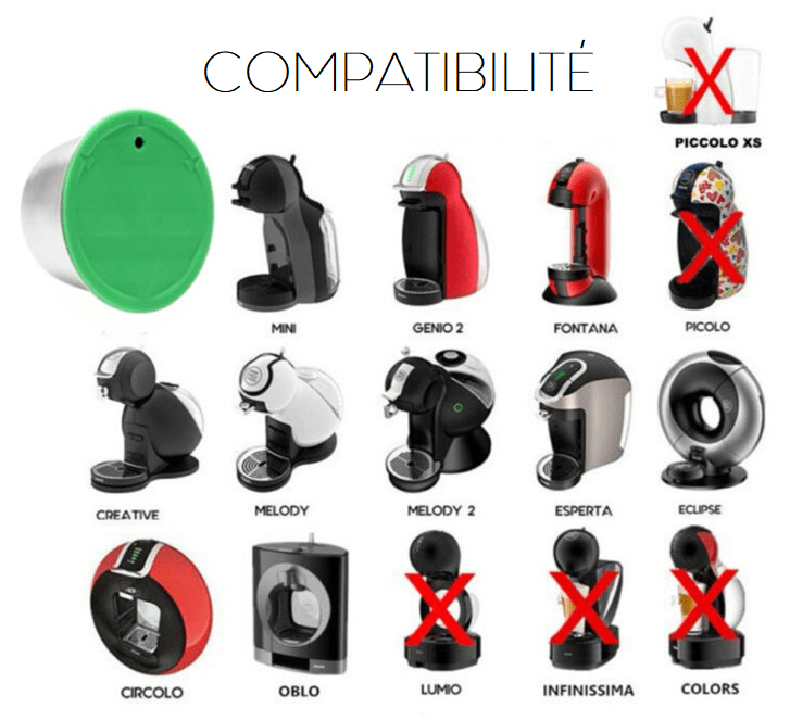 Capsules réutilisables pour Dolce Gusto (autres modèles)