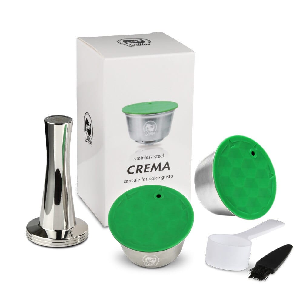 Capsules réutilisables pour Dolce Gusto (autres modèles) 2 Capsules + 1 tasseur