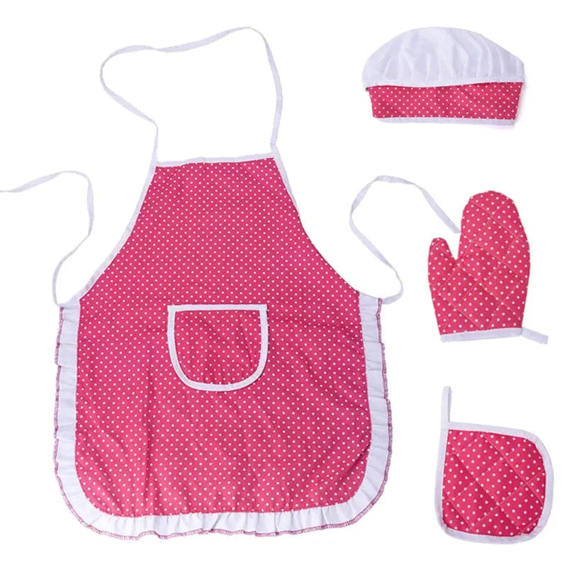 Chef Suit Children's Role Play Kitchen Baking Apron Toy Chef suit