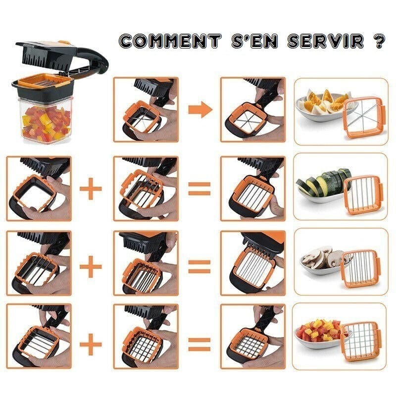 Coupe-légumes multifonction « Nicer Dicer Quick »