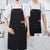 Cross Back Kitchen Apron Waterproof Canvas Chef Apron With Large Pocket and Adjustable Straps For  Bubble BBQ Shop Nail Salon