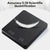 Digital Coffee Scale with Timer LED Screen Espresso USB 3kg Max.Weighing 0.1g High Precision Measures in Oz/ml/g Kitchen Scale Black
