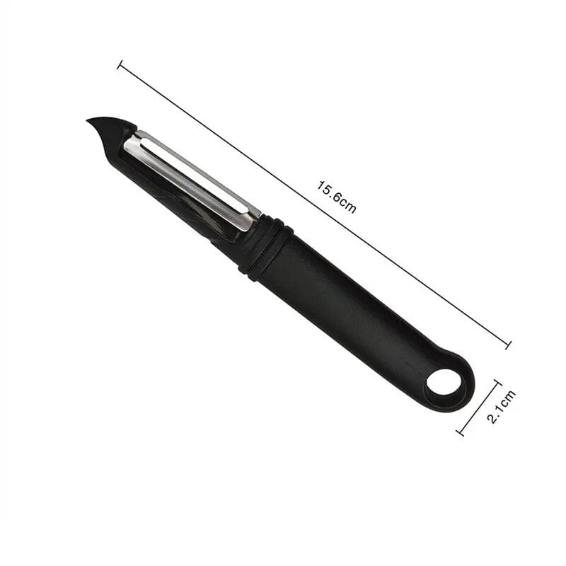 Économe à lame dentelée pivotante