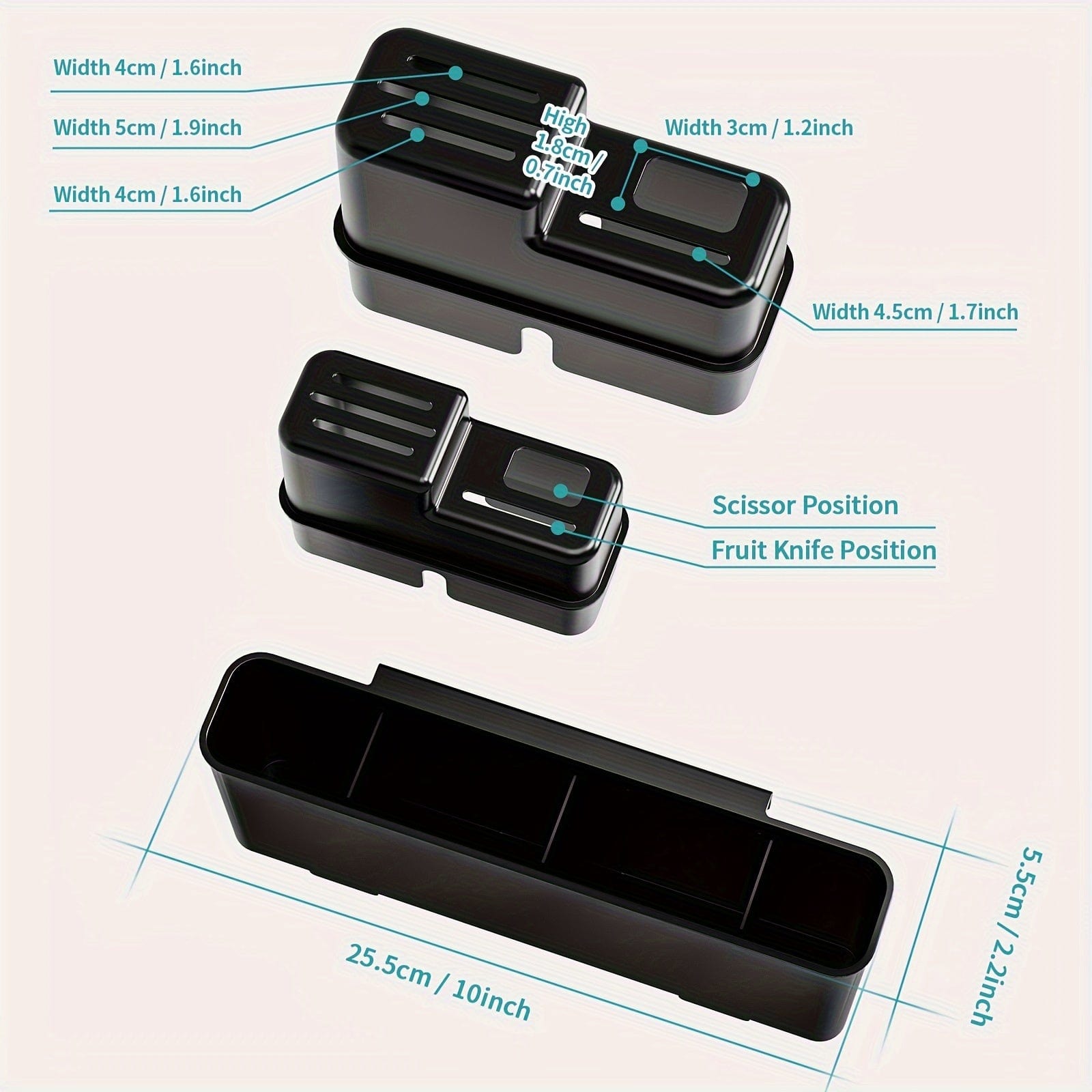 Égouttoir à vaisselle double étages avec range-couverts et égouttoir, Rangement vaisselle multifonction, Grande capacité, Pour plan de travail cuisine