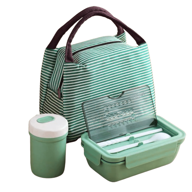 Ensemble « Lunch Box Kids » : Boite repas + Couverts + Verre + Sac