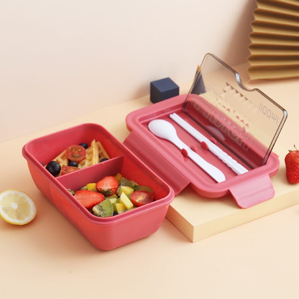 Ensemble « Lunch Box Kids » : Boite repas + Couverts + Verre + Sac