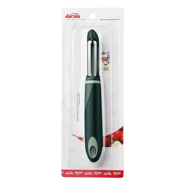 Éplucheur de Fruits et Légumes Multifonction Acier Inoxydable Zinc Alloy Ergonomique