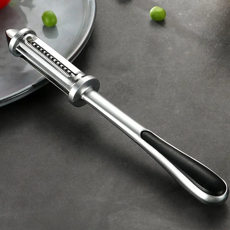 Éplucheur de Fruits et Légumes Multifonction Acier Inoxydable Zinc Alloy Ergonomique