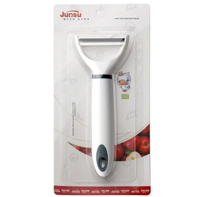 Éplucheur de Fruits et Légumes Multifonction Acier Inoxydable Zinc Alloy Ergonomique