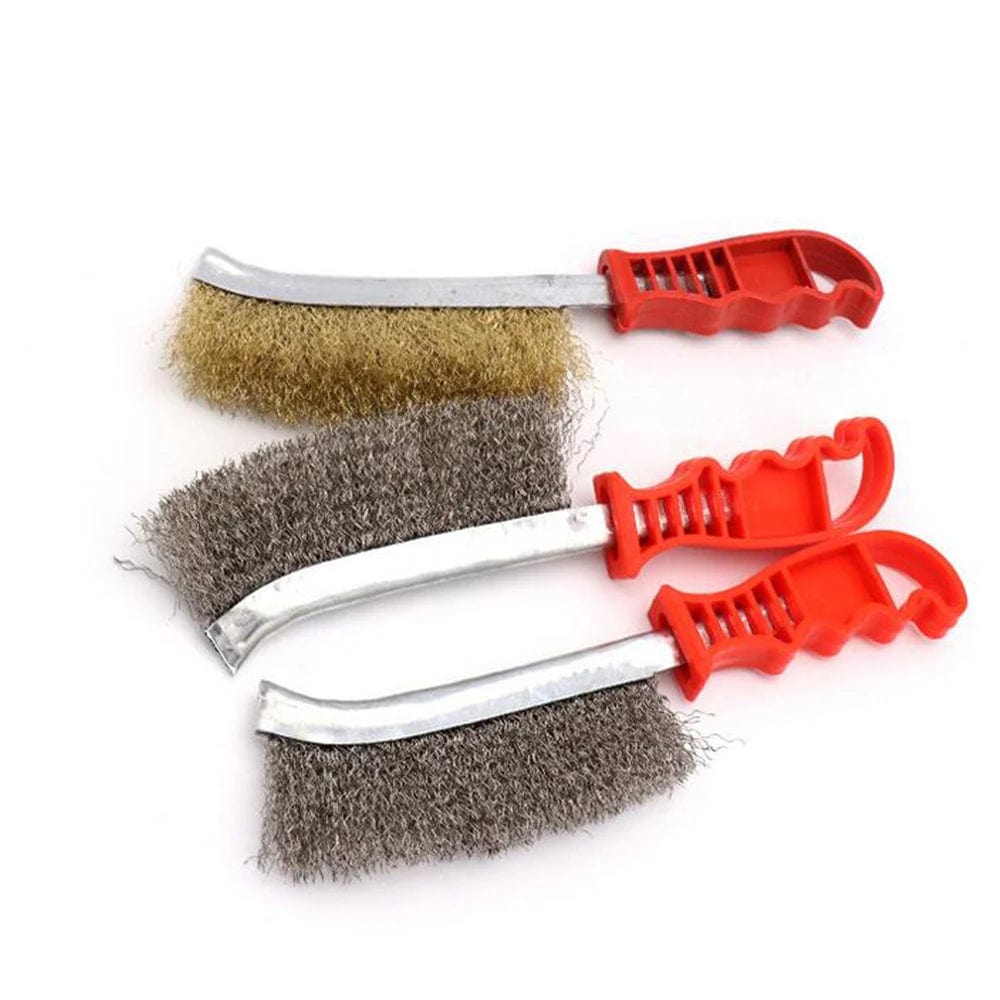 Grill Cleaner BBQ Grill Steel Wire Brush Cleaning Tools Grills Picnics Barbecue Tools light gray
