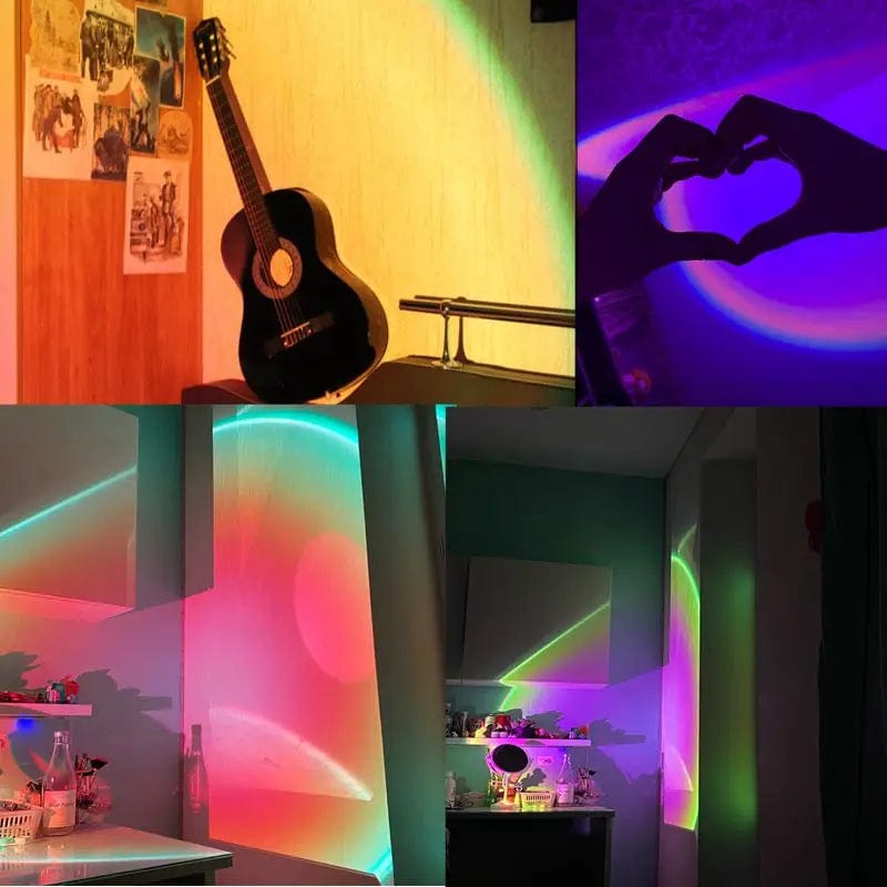 Lampe "Coucher de Soleil" controlable à distance (par télécommande et smartphone)