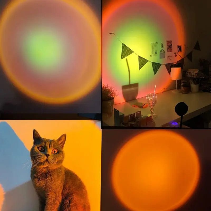 Lampe "Coucher de Soleil" controlable à distance (par télécommande et smartphone)