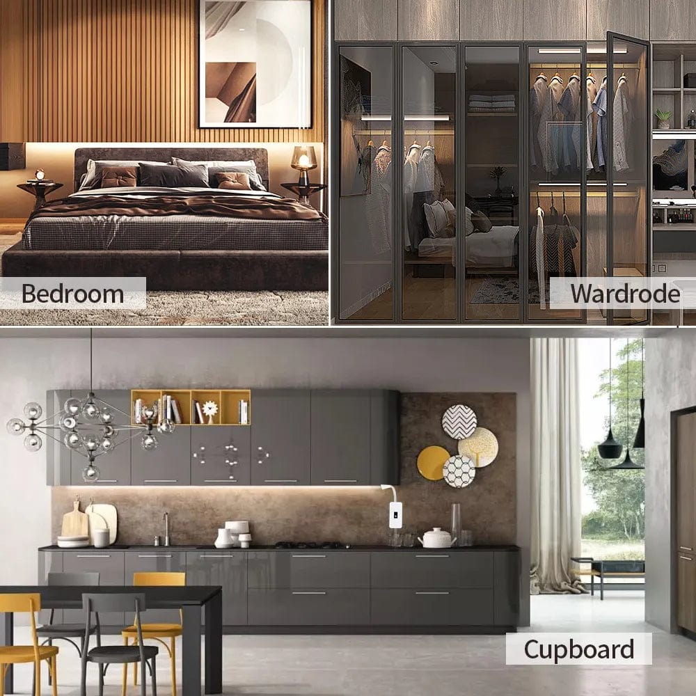 Lumière LED USB à capteur de mouvement pour TV ou cuisine - Blanc chaud 1M/2M/3M/4M/5M