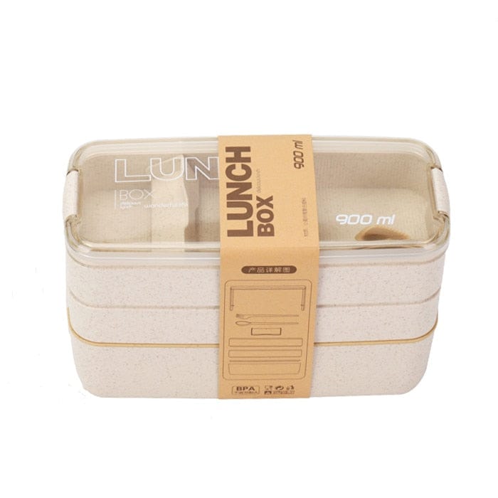 LunchBox Japonaise Multi-Compartiments avec Verre à Soupe
