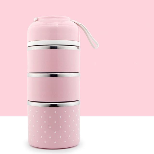 LunchBox Multi-Compartiments rose / 3